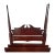 King Size Mahogany Chippendale Limited Edition 'Cochran' Four Poster Rice Bed For Sale