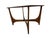 Wood Mid-Century Modern Lane "Silhouette" Walnut Glass Top Side Tables - Set of 2 For Sale - Image 7 of 9