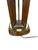 1960s Mid-Century Modern Walnut Brass Sea Shell Table Lamp W/Original Drum Shade For Sale - Image 9 of 13