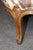 20th C. Louis XV Style Carved Wingback Bergere Chair & Ottoman For Sale - Image 10 of 12