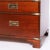 Burnt Umber Antique British Colonial Campaign Chest of Drawers For Sale - Image 8 of 9