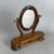 A charming and rare furnishing accessory, perfect for lovers of vintage craftsmanship. This splendid freestanding mirror,...
