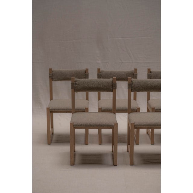 1970s Vintage Dining Chairs by Emiel Veranneman, 1970s, Set of 6 For Sale - Image 5 of 18