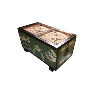 Parisian Green Trunk For Sale