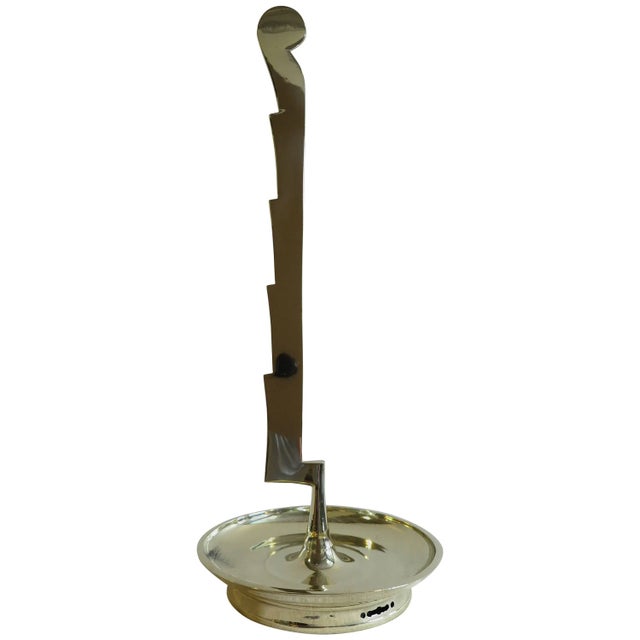 1950s Mid-Century Brass Sculpture Dish For Sale - Image 11 of 11