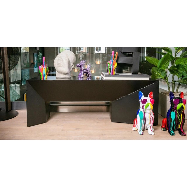 2020s Interior Illusions Plus Graffiti Peace Sign Tabletop - 9" Tall For Sale - Image 5 of 7