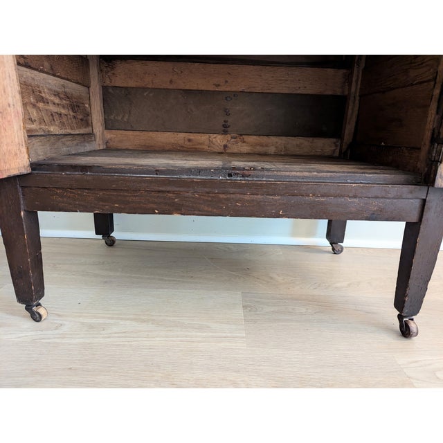 Antique Primitive Oak Jelly Cupboard Cabinet North Carolina For Sale - Image 11 of 18