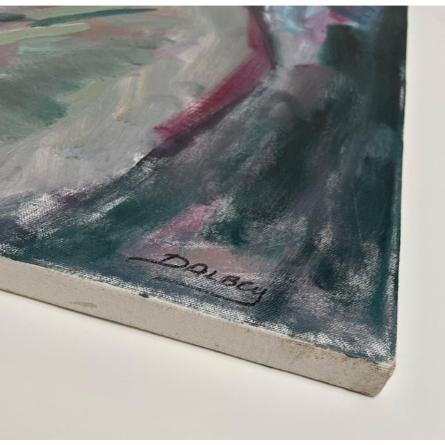 1970s Impressionistic Nude Color Study - Oil on Canvas by Hannah Dalbey #1 - For Sale In Monterey, CA - Image 6 of 7