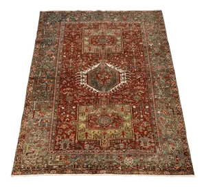 Bellwether Rugs Antique Heriz Rug - 4'10" X 6'1"