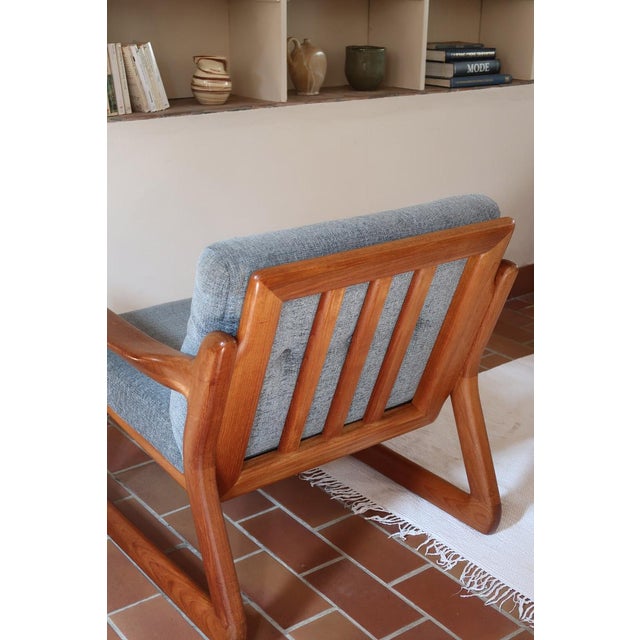 Teak Sledge-Base Lounge Chairs by Komfort, Denmark, 1960s, Set of 2 For Sale - Image 17 of 18