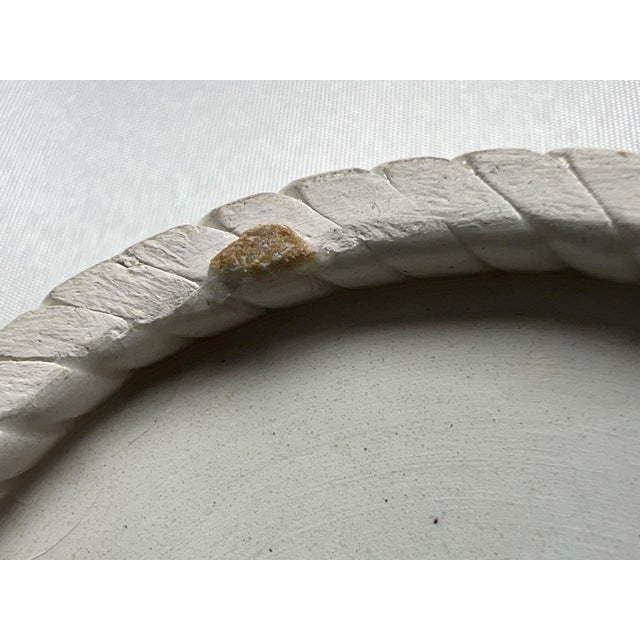 Mid 20th Century Bowl Irish Porcelain Woven Basket Flowers Porcelain Belleek Style Unmarked Vtg. For Sale - Image 15 of 18