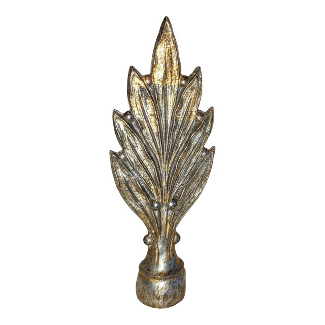 Vintage Brutalist Fern Finial For Sale