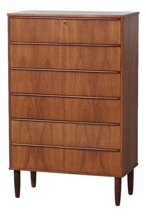 Danish Teak Chest of Drawers, 1960s