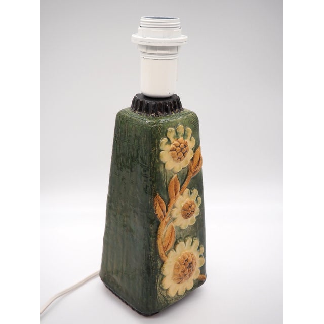 Mid-Century Modern Table Lamp by Willi Fischer for Ego Stoneware, 1970s For Sale - Image 3 of 12