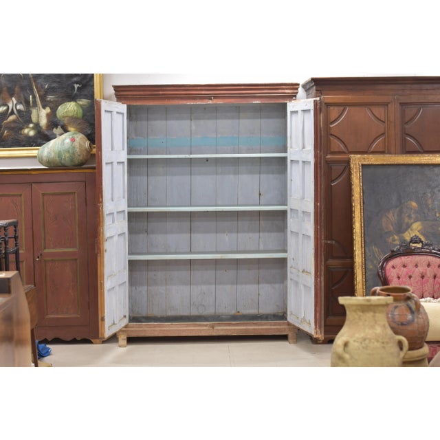 Mid 18th Century 18th Century Painted Armoire For Sale - Image 5 of 6