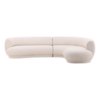 Mod Cloud Sectional With Right Chaise For Sale