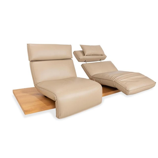 Free Motion Etino Two-Seater Sofa in Leather from Koinor For Sale - Image 5 of 18