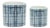 Criss Cross Pattern Planter (Set of 2) For Sale