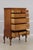 1960s Stickley Cherry Queen Anne Flat Top Highboy Chest For Sale - Image 5 of 17