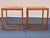 Mid-Century Modern Kai Kristiansen Mid Century Danish Modern Teak Tables - A Pair For Sale - Image 3 of 11