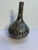 Mid‑Century European Textured Ceramic Vase – Teal & Brown Volcanic Glaze For Sale - Image 13 of 16
