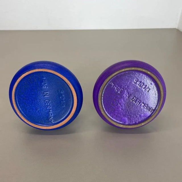 Ceramic Studio Pottery Vases from Marei Ceramics, Germany, 1970s, Set of 2 For Sale - Image 18 of 18