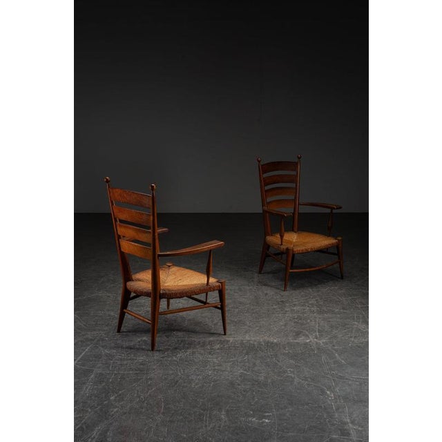 Art Deco Armchairs by André Sol, 1940s, Set of 2 For Sale - Image 6 of 15
