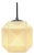 Contemporary Mimo by Oggetti White Glass Cube Pendant With Gunmetal Hardware For Sale