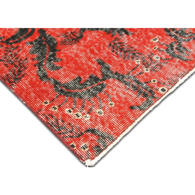 Mid-Century Modern 1960s Turkish Mid-Century-Modern Rug For Sale - Image 3 of 5