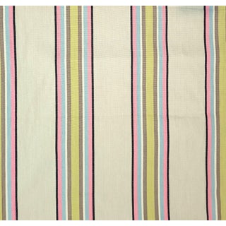 Rose Tarlow 100% Linen "Beach Stripe" Fabric- 5 Yards For Sale