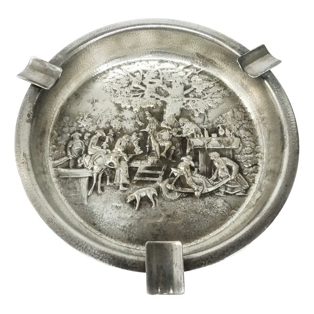 Art Nouveau Style Ashtray, Belgium, 1950s For Sale