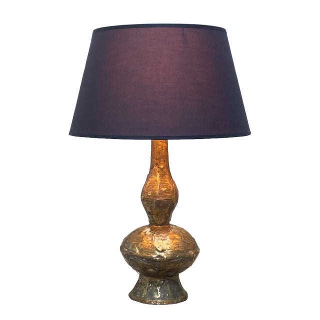 Bronze Lamp by Max Bré, 1960s For Sale
