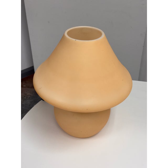 Glass Mushroom Lamp, 1970's For Sale - Image 9 of 12