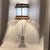 Chinoiserie Vintage White Lacquered Berman Camel Lamp With Custom Tassel Fringe Shade - Newly Painted For Sale - Image 3 of 13