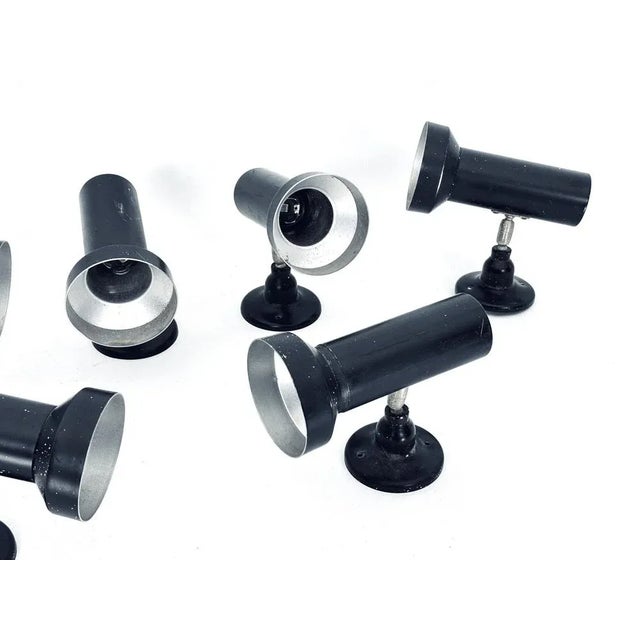 Mid-Century Italian Spotlights, 1960s, Set of 7 For Sale - Image 6 of 11