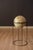 Vintage world map 16" Replogle globe with stand in brass, circa 1970's. This piece rotates on a full swing meridian and...