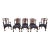 Set of 8 Maitland Smith Mahogany Dining Chairs For Sale