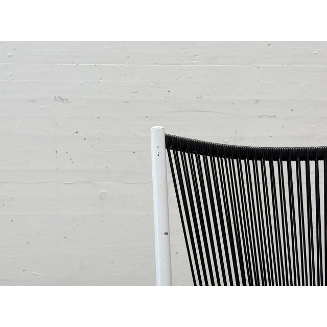 Black Folding Lounge Chair by André Monpoix, France, 1950s For Sale - Image 8 of 16