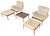 Vintage Venus Living Room Set by Illum Wikkelso for Silkeborg, 1960s, Set of 5 For Sale