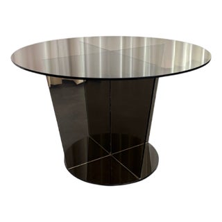Smoked Glass Coffee Table, 1970s For Sale