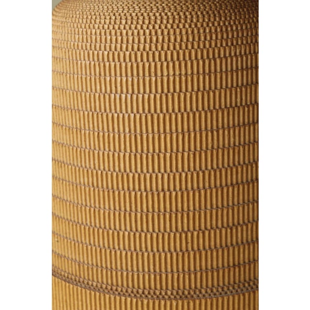 Mid-Century Cardboard Table Lamp, Gregory Van Pelt Frank Gehry Art Style 1960s For Sale In Phoenix - Image 6 of 7