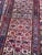 Name: AIRY Linen Ground Water Garden Hamadan with Ice Blues, Denim, Forest Green, Saffron Size: ~ 2.7 x 9.10 Age: Antique,...