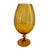 Amber Mid Century Empoli Optic Glass Brandy Snifter Vases, S/3 For Sale - Image 8 of 8