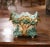 French 19th Century French Painted Majolica Cachepot With Hunt Trophy Motifs For Sale - Image 3 of 12