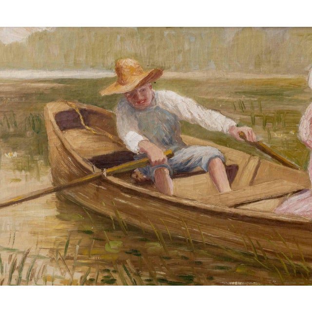 Helena Adele Dunlap Rowing on the River, 1908 For Sale - Image 4 of 7