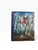 Discover a captivating piece of mid-century Israeli avant-garde art. This original abstract expressionist oil painting on...