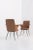 1950s Set of Vintage Leather Chairs by Nino Zoncada, 1950 For Sale - Image 5 of 6