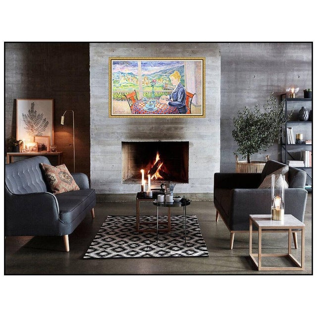 Message us to inquire about custom framing options! (Included for free with every purchase) The artwork here, "Morning...