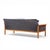 Wood Knut Sæter for Vatne Møbler Mid Century Norwegian Teak and Leather Loveseat Sofa For Sale - Image 7 of 9