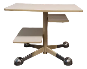 Table on Wheels y Allegri Parma Bianco